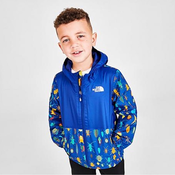 The North Face  Infant Zipline Rain Jacket / blue/ size 6-12 Months - Picture 3 of 15